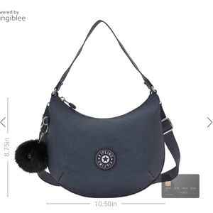 Kipling Dark Blue Hobo Bag